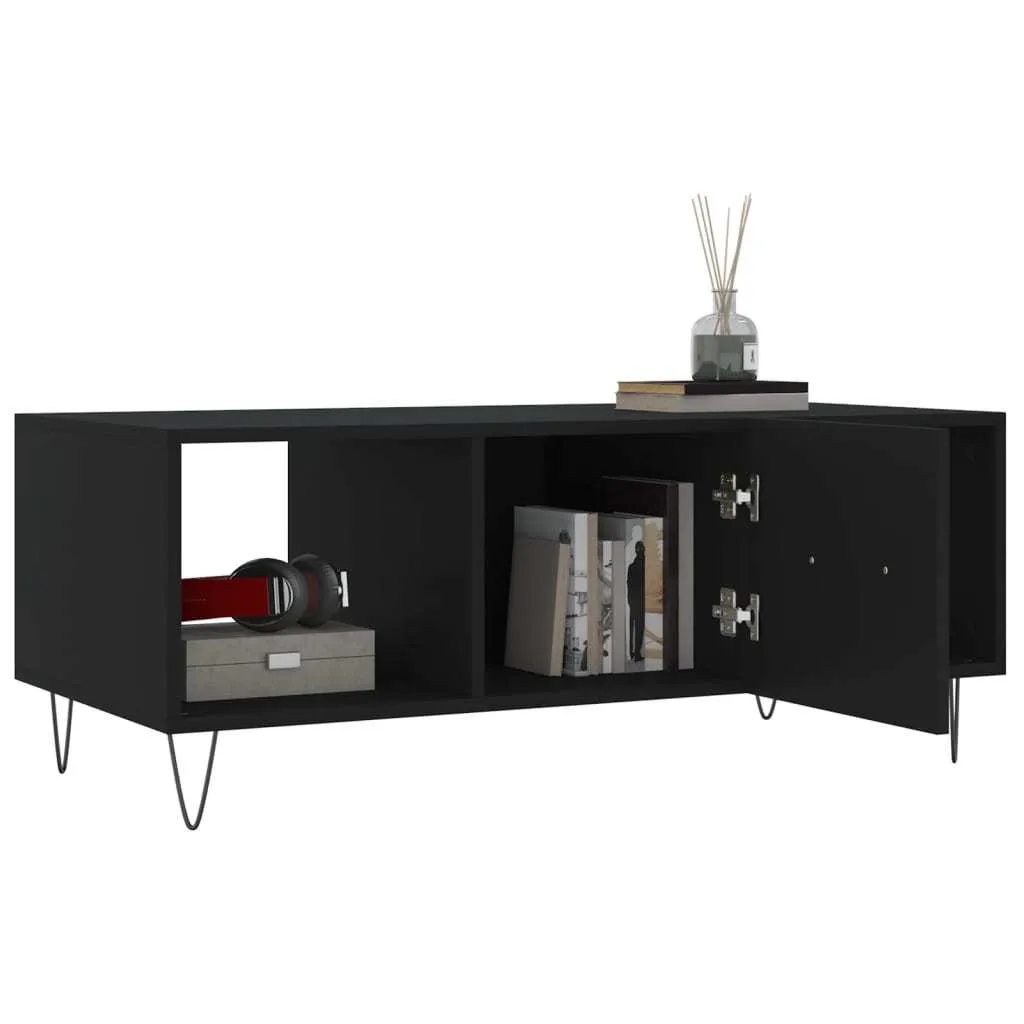 Offerta Tavolino Salotto Nero 102x50x40 - Prezzo Outlet Mobili - 4