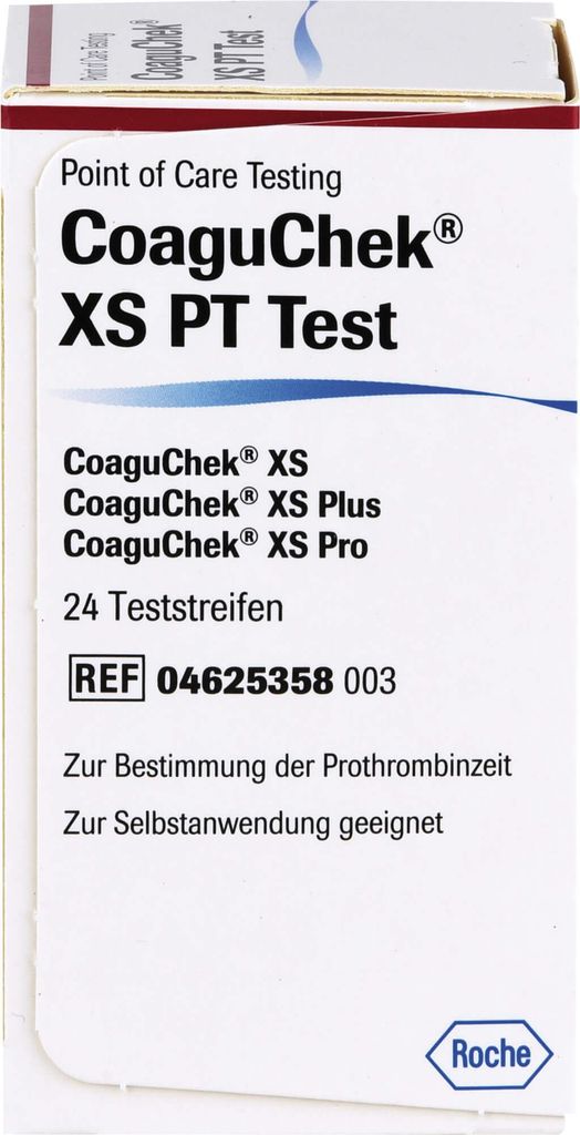 Coaguchek XS PT Test Pst 1X24 pc Image du produit 