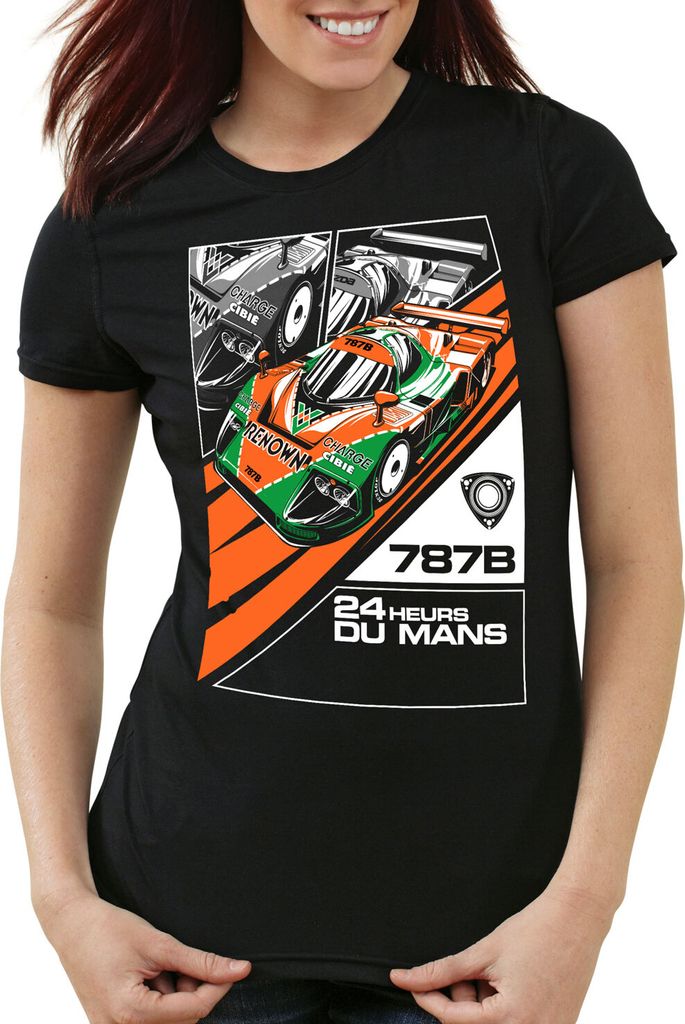 style3 787B 4-Rotor Damen T-Shirt wankel motor japan le Produktbild 