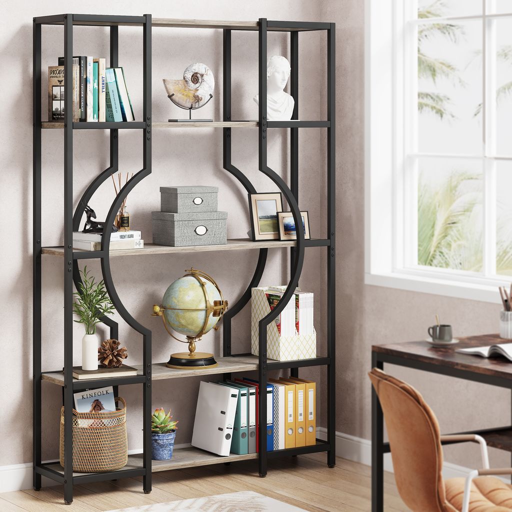 Tribesigns 5-stöckiges Bücherregal, hohes Produktbild 5