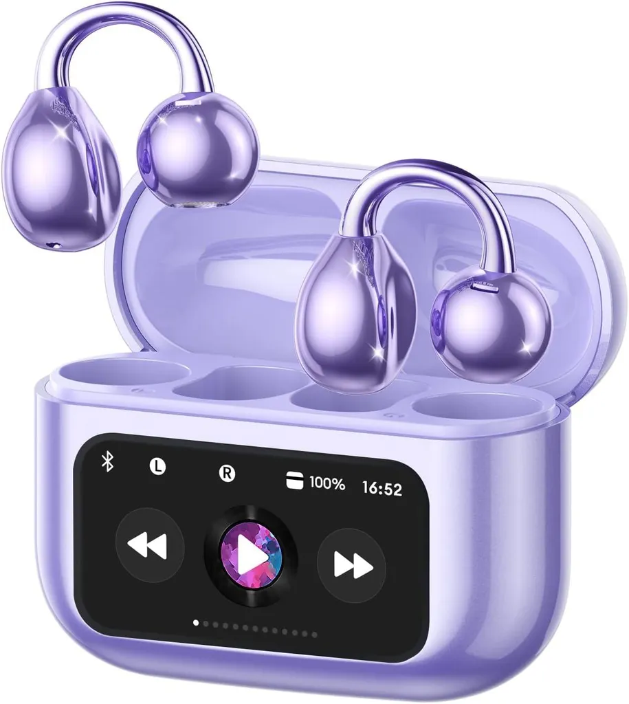 Cuffie Open Ear Bluetooth 5.4 Sport - Auricolari Smart Touch 60 Ore