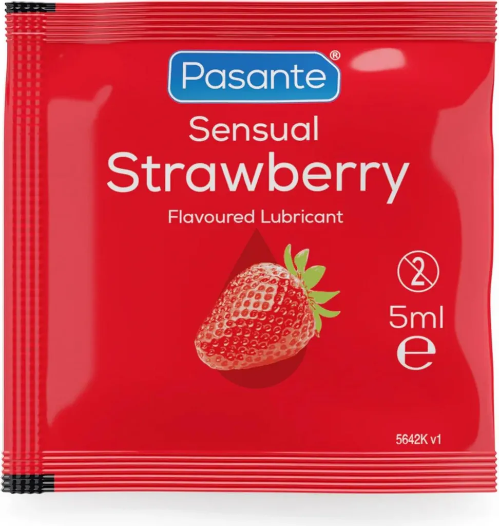 Lubrifiant à base d'eau Pasante aromatisé - Pack de 144 doses de 5ml - 7