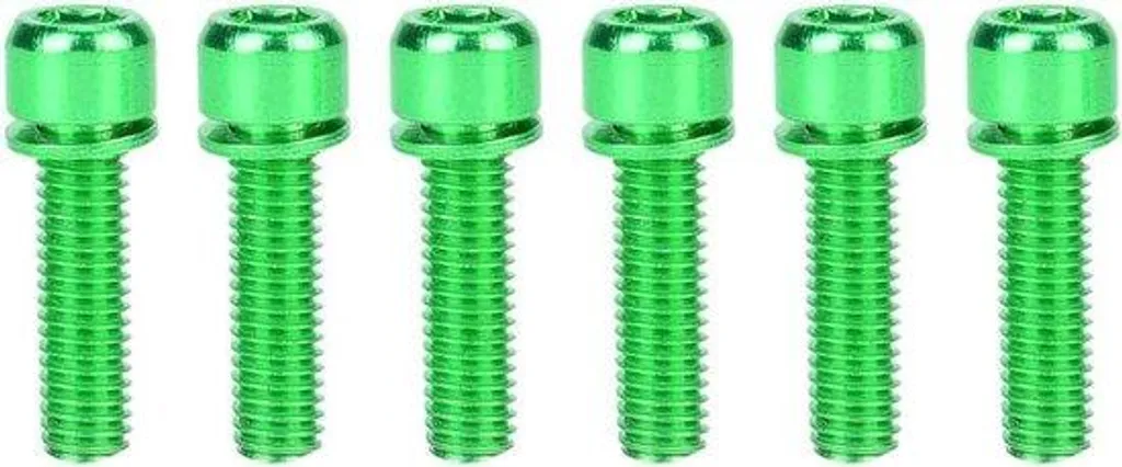 Boulons de Frein VTT Robustes en Acier M5x25mm avec Bagues de Fixation