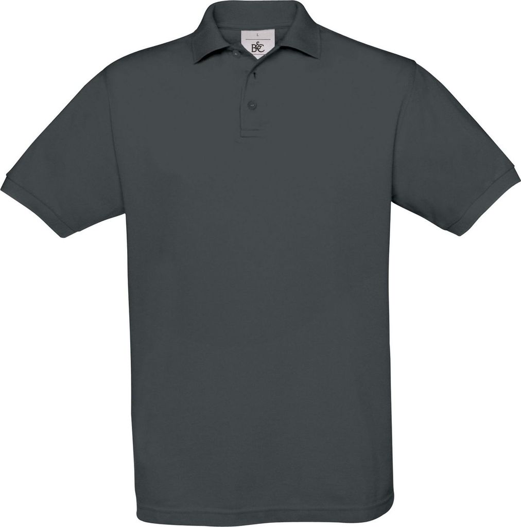 B&C - "Safran" Poloshirt für Herren RW9861 (XL) (Dunkelgrau)