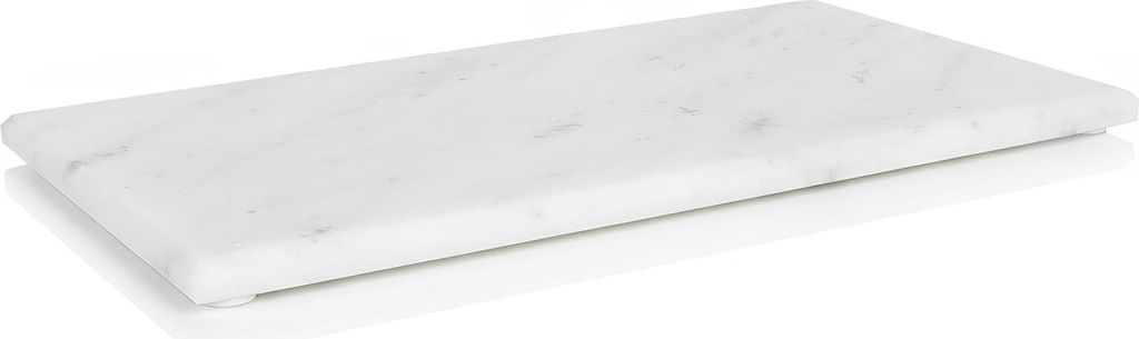 Argon Ta Marmor-Servierbrett – 32,5 x 17,5 cm – Weiß