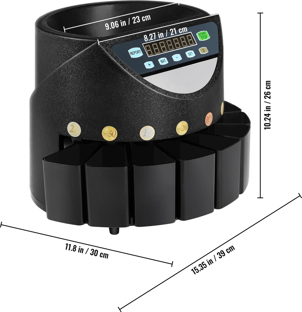 Compteuse de pièces 300 pcs/min - Tri haute précision avec écran LCD - 8