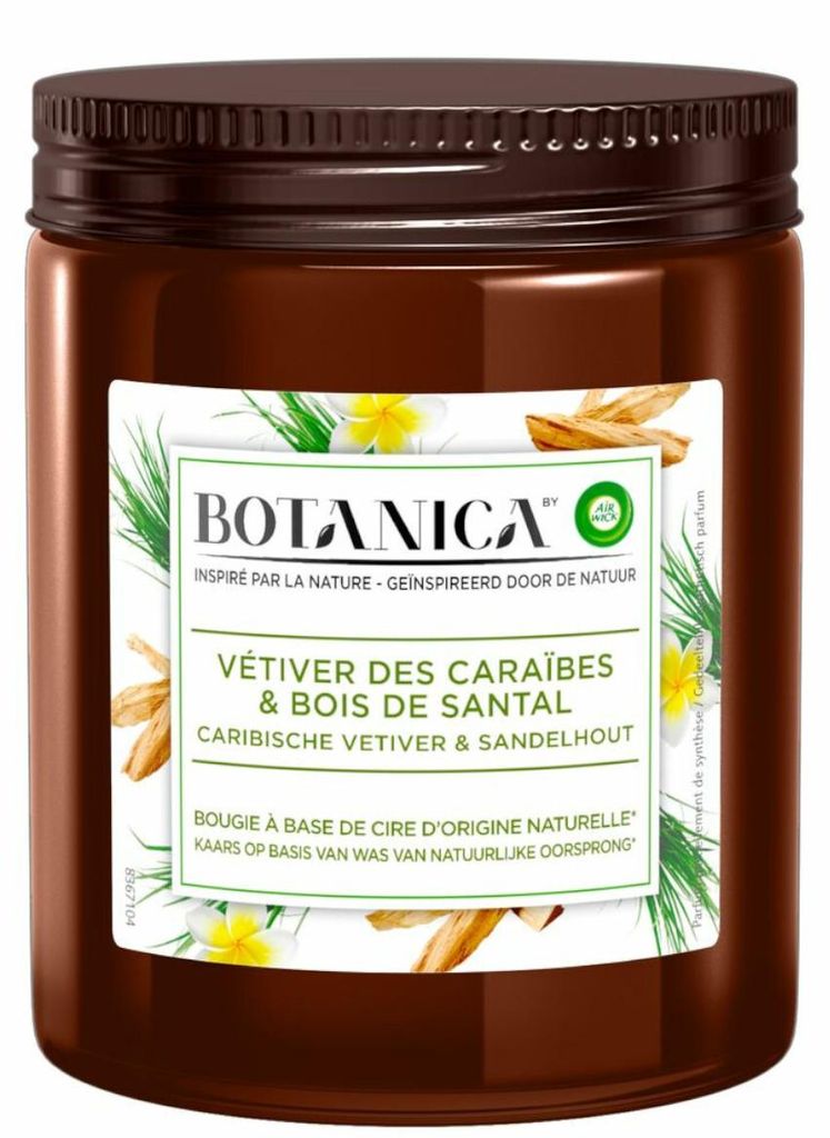 Świeca zapachowa Airwick Botanica – 120 g – wetiwer Zdjęcie produktu 