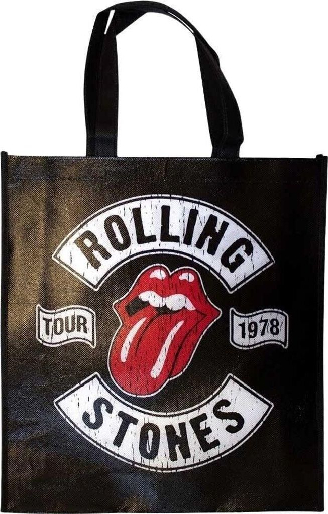 The Rolling Stones Tour 78 Schultertasche Black