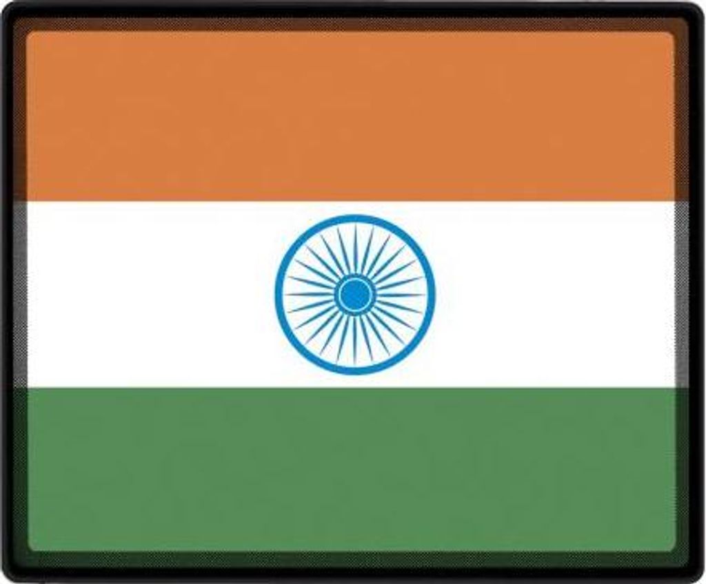 Mousepad Mauspad mit Motiv - Indien Fahne - 82064 - Gr. ca. 24 x 20 cm