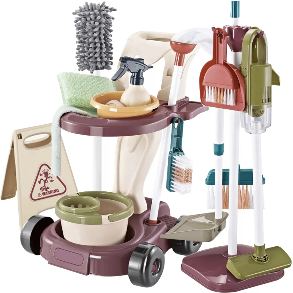 Set de jouets de nettoyage 18 pièces Cleaning Station aspirateur 24747