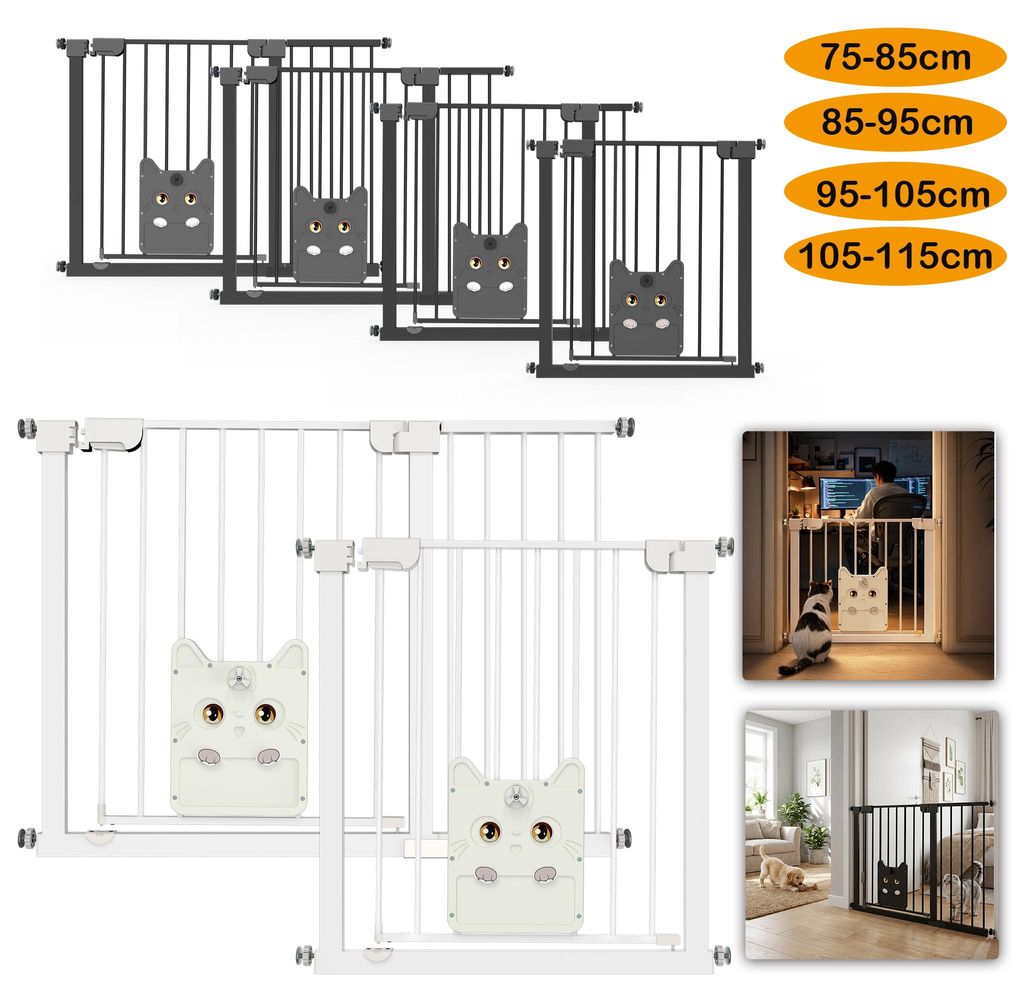 UISEBRT Barrière de sécurité pour enfants, barrière pour Image du produit 