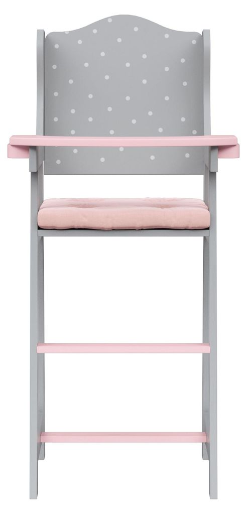 Olivia’s Little World Puppen-Hochstuhl Prinzessin, grau mit Produktbild 