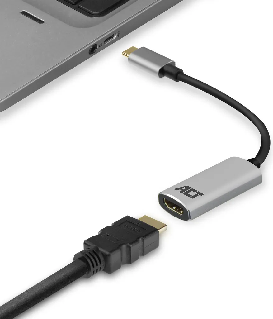 Adaptateur USB-C vers HDMI en Aluminium Haute Résolution pour Moniteur