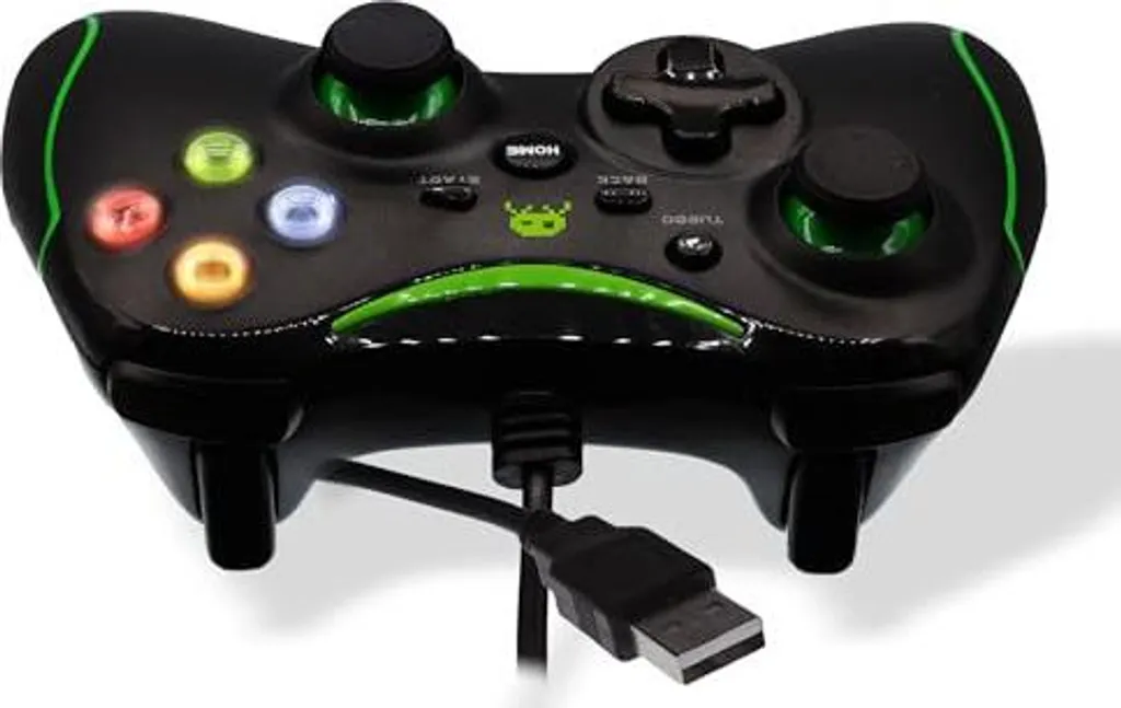 Manette de Jeu Filaire USB Type Xbox 360 pour Ordinateur PC Noir Windows - 4
