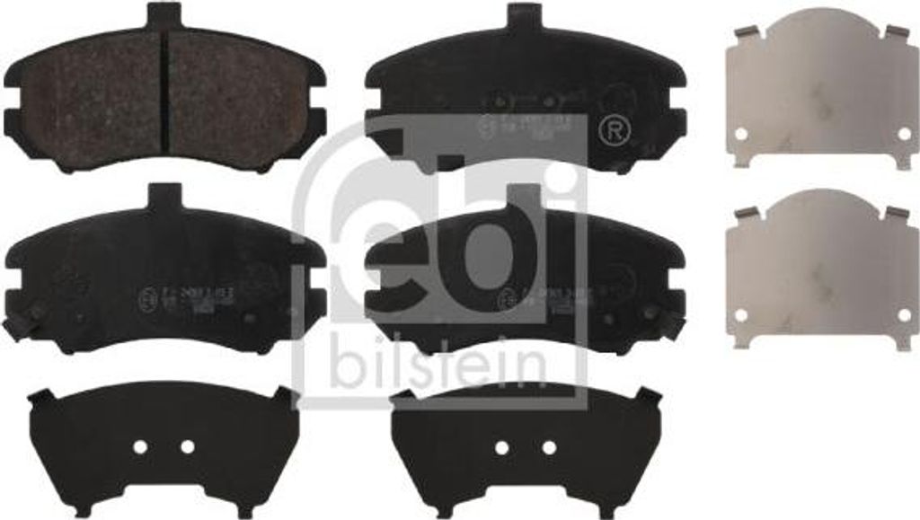 FEBI BILSTEIN 16700 Bremsbelagsatz, Scheibenbremse OE 581012DA50 kompatibel mit Elantra