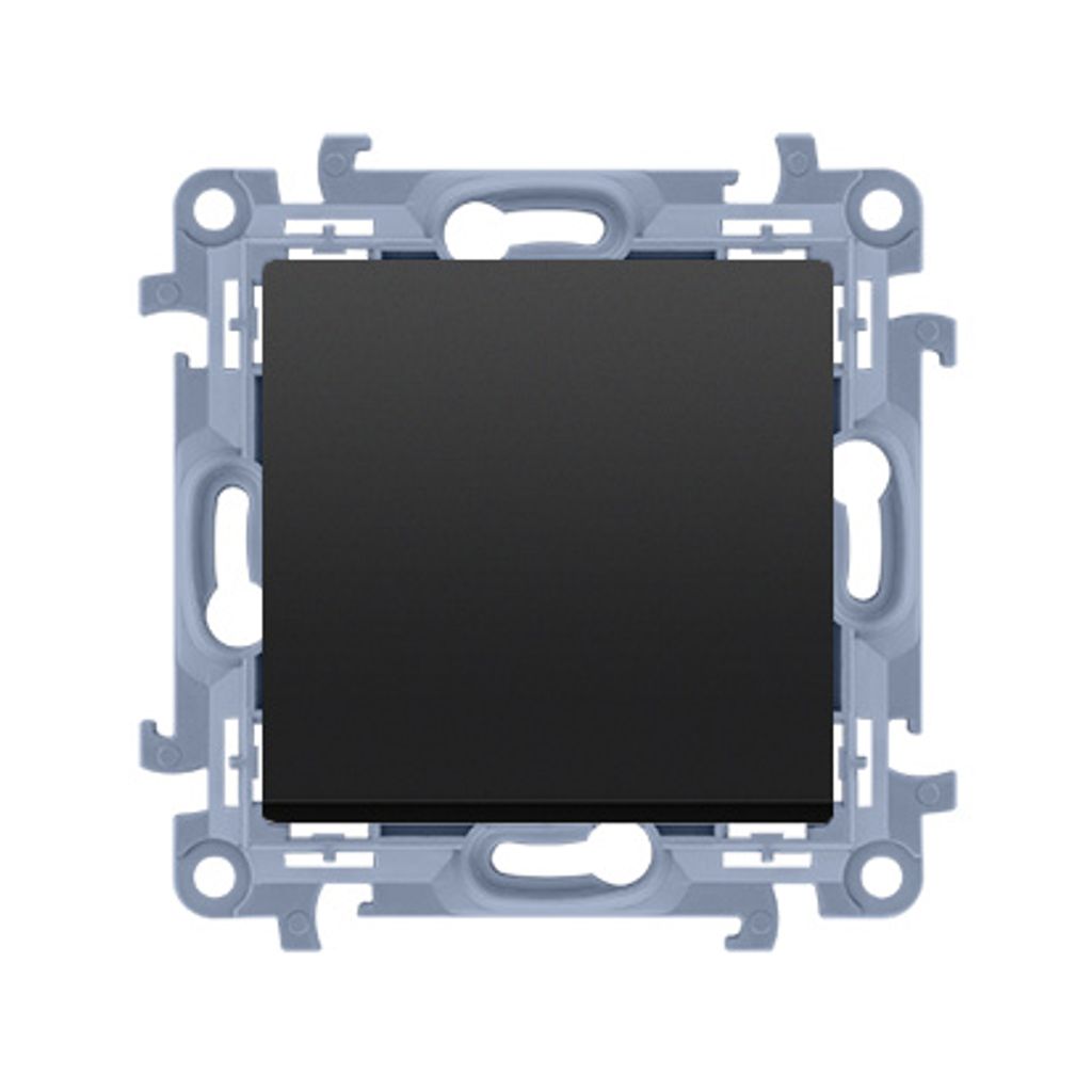 Einzelschalter schwarz SIMON 10 CW1C.01/49 Kontakt-Simon