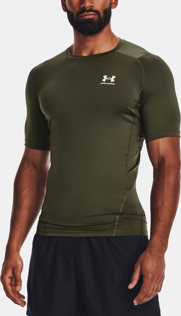 UA HG Armor Comp SS-GRN T-Shirt