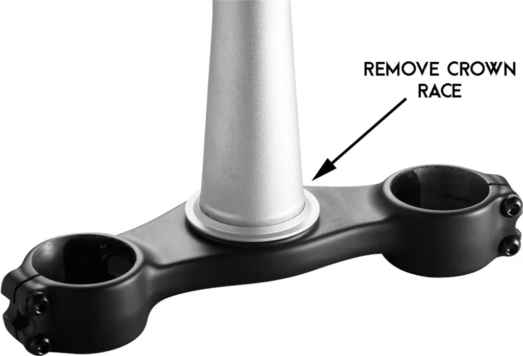 Entretoise pour casque Reverse DH Angle 1 1/8'' Argent pour Pilotage DH