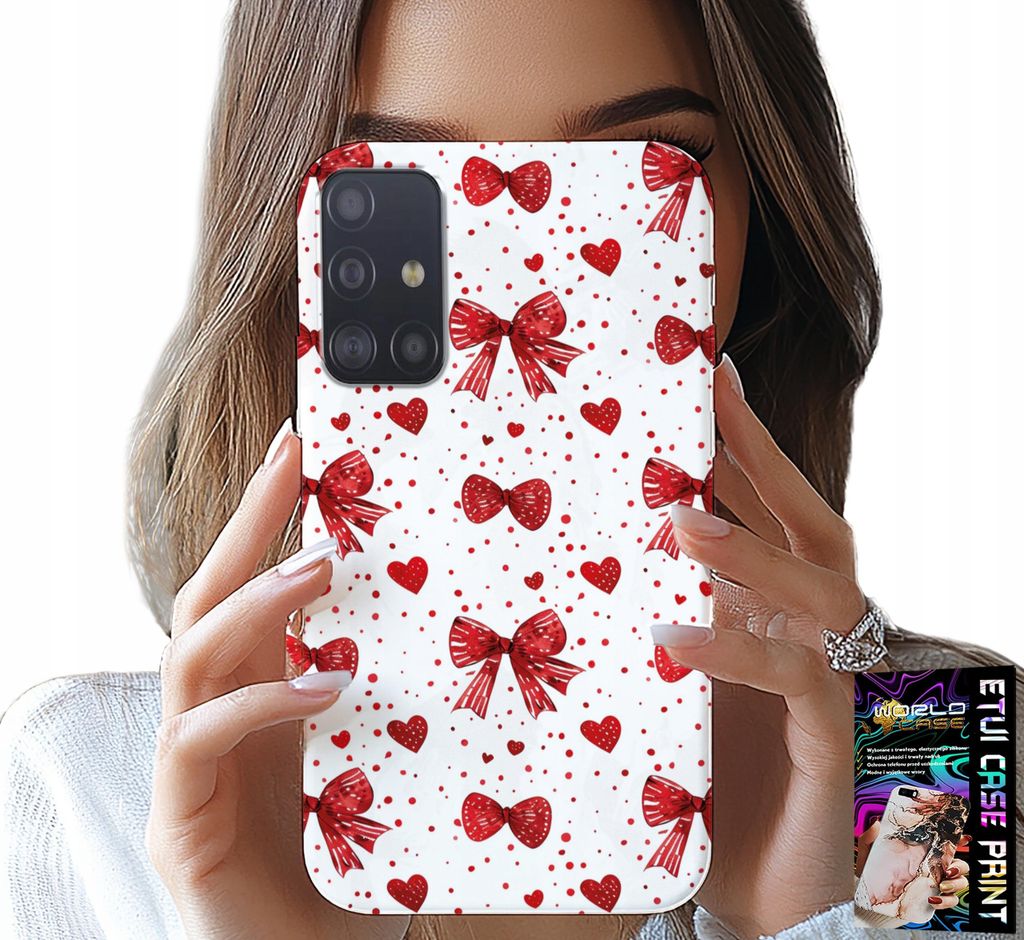 Fall Für Samsung Galaxy M31S - Rote Schleife Mode-Designs