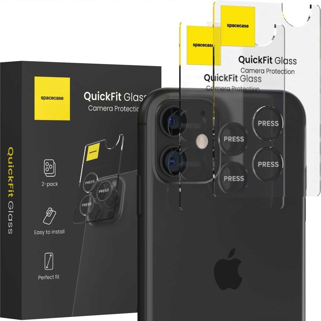 Spacecase QuickFit Kamera iPhone 11/12/12 mini schwarz