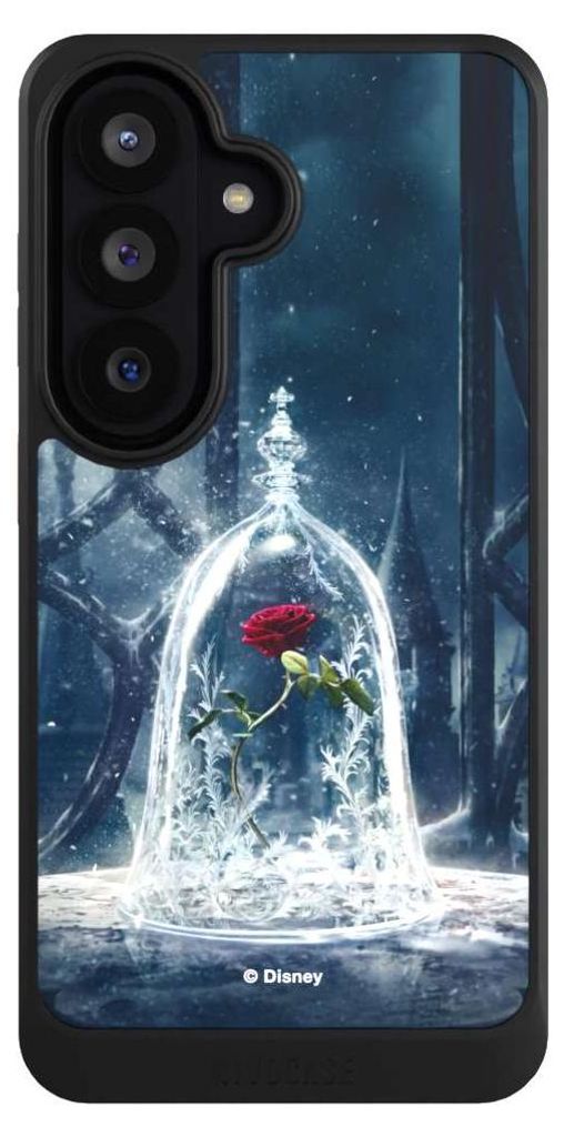 NIVOCASE Hülle für Samsung Galaxy S26 Handyhülle NIVOcore Case Schwarz Die Schöne und das Biest Disney Princess Rose