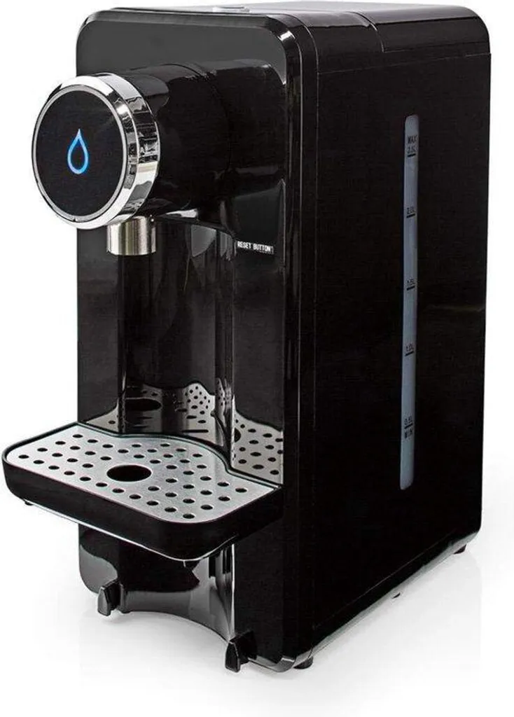 Distributeur d'eau chaude instantanée 2,5L en acier inox brossé noir