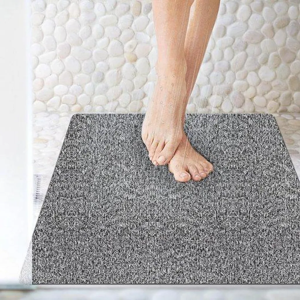 Tapis de douche antidérapant 80x80 cm pour seniors et enfants sécurisé