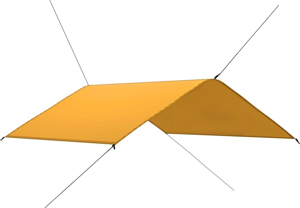 vidaXL Outdoor-Tarp 4x4 m Gelb