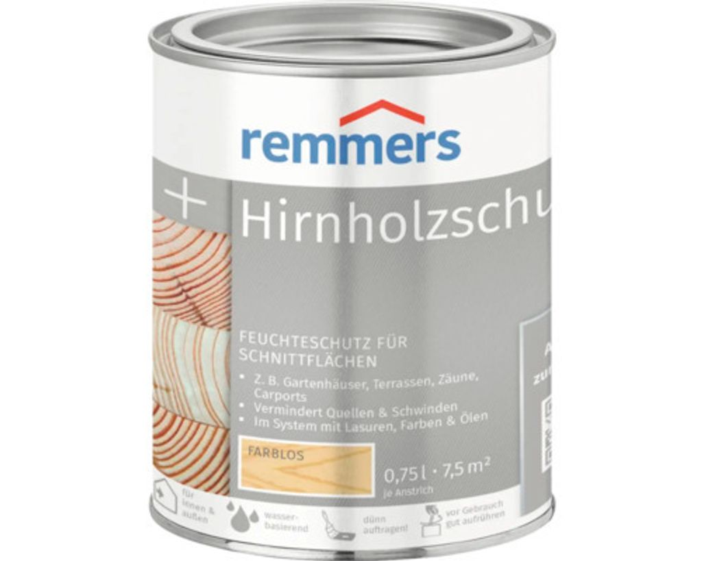 Remmers Hirnholzschutz farblos 0,75 l, Holzlasur Produktbild 