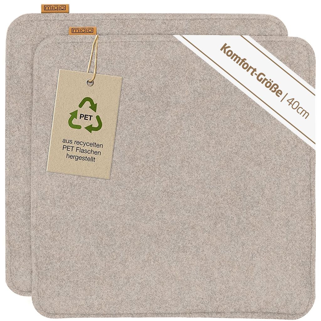 Sitzkissen mit Antirutschnoppen 2er-Set Produktbild 