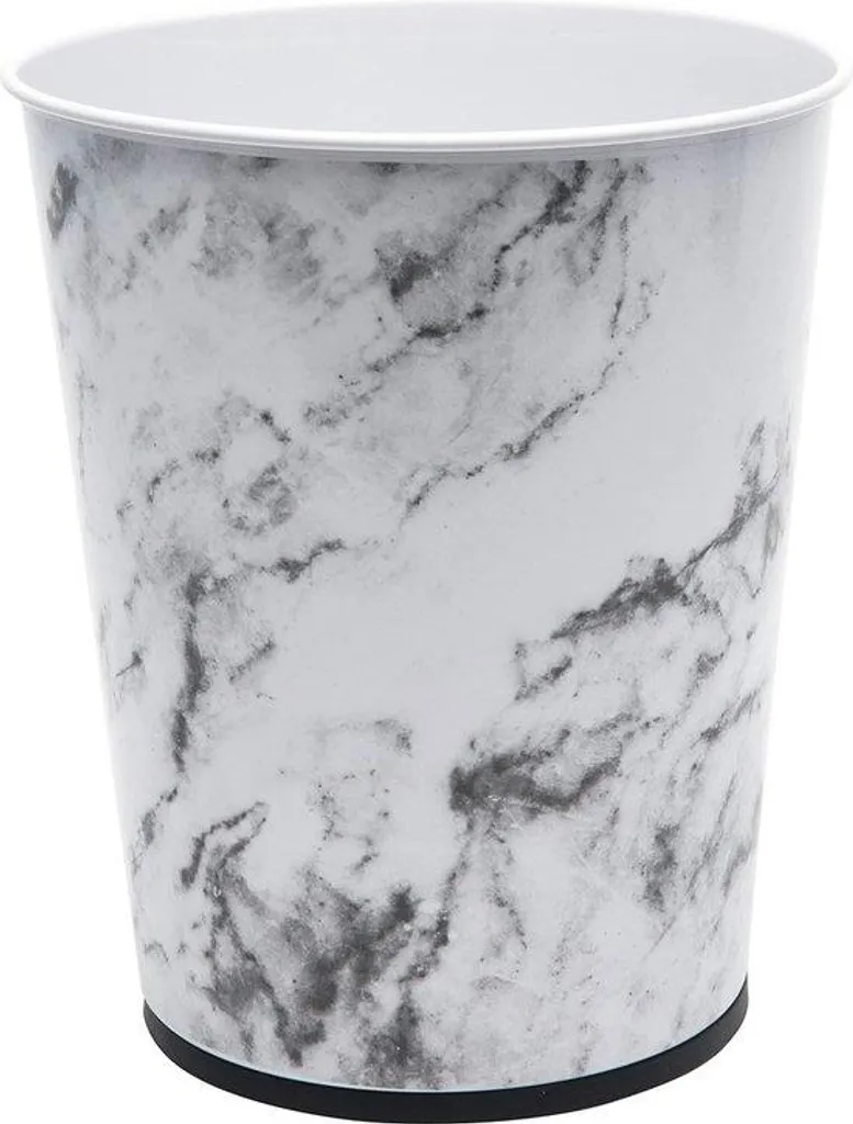 Poubelle 5L noire inox petite taille - Finition mate et seau amovible