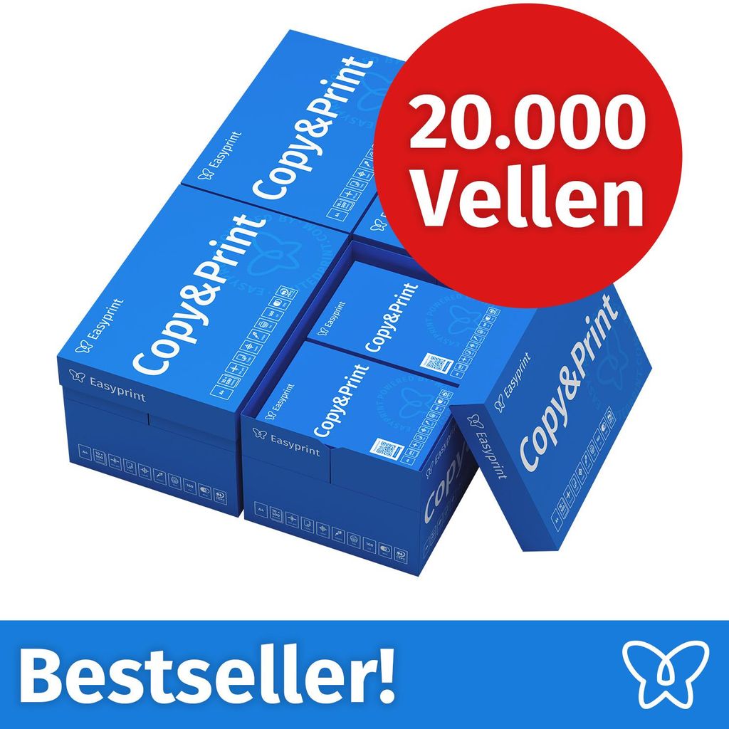 NIEUW: Easyprint Printerpapier Kopieerpapier 20000 Vel 40 x Productafbeelding 