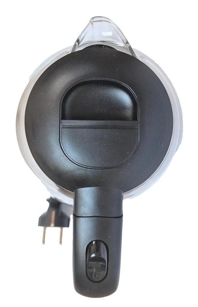 Elta Glaswasserkocher Wasserkocher schwarz 1L
