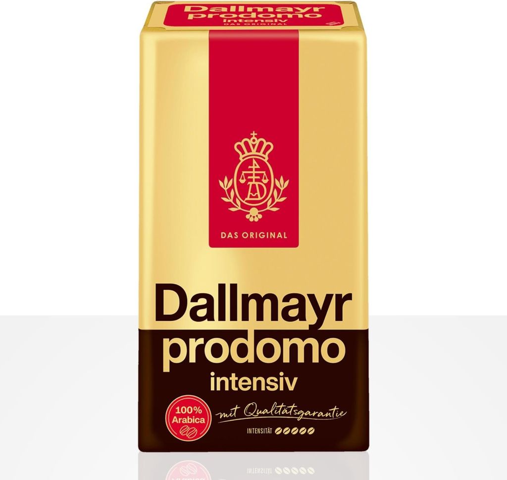 Dallmayr Prodomo intensiv 12 x 500g gemahlener Kaffee, Filterkaffee