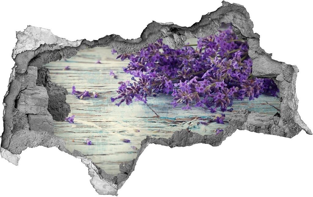 Selbstklebender Loch-3D-Aufkleber 95x73 cm Lavendel