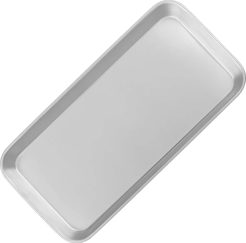 Plateaux de présentation inox pour buffet et repas - Pack de 6 pièces