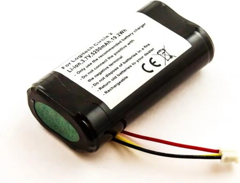 Batterie Haute Capacité 6400mAh pour Logitech Circle 2 et 533-000145