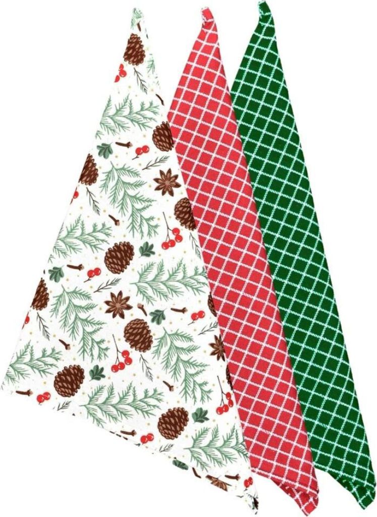 Weihnachtstücher Kegel BY101 45x70 cm 3 Stk.