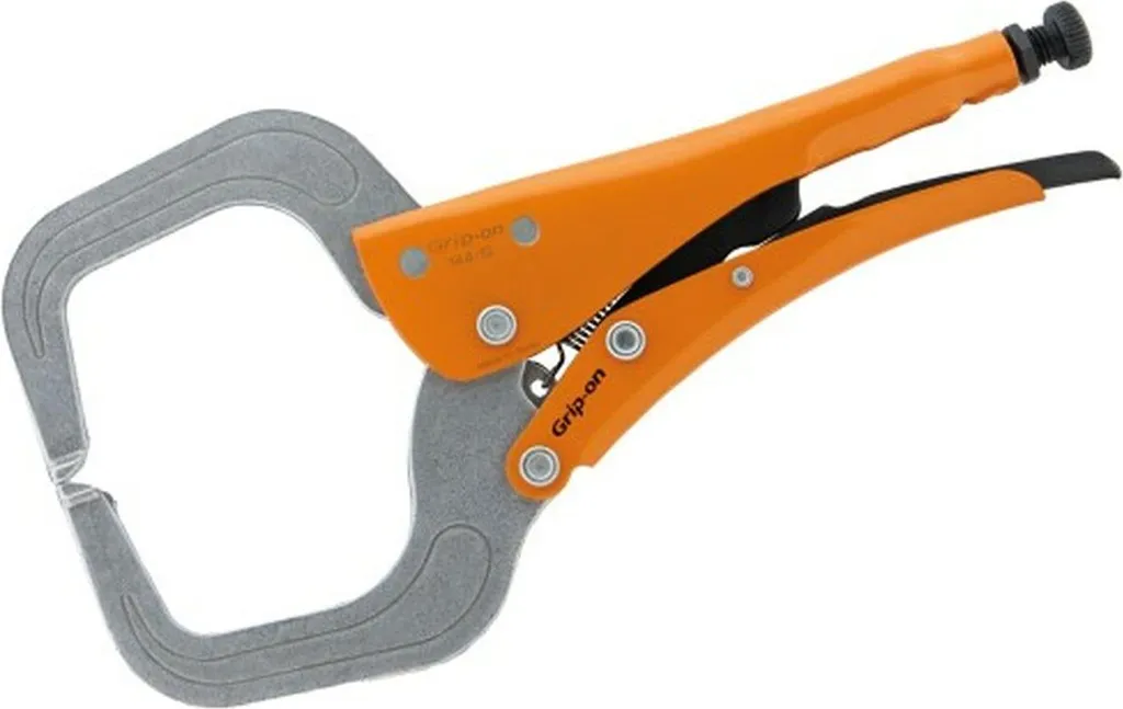 Morsetto Grip-on Professionale: Collo di Cigno in Acciaio