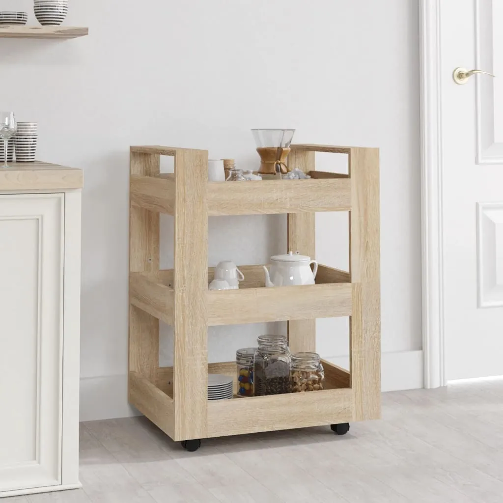 L'Arte dell'Ordine: Carrello Sonoma 60x45x80 cm per la Tua Casa