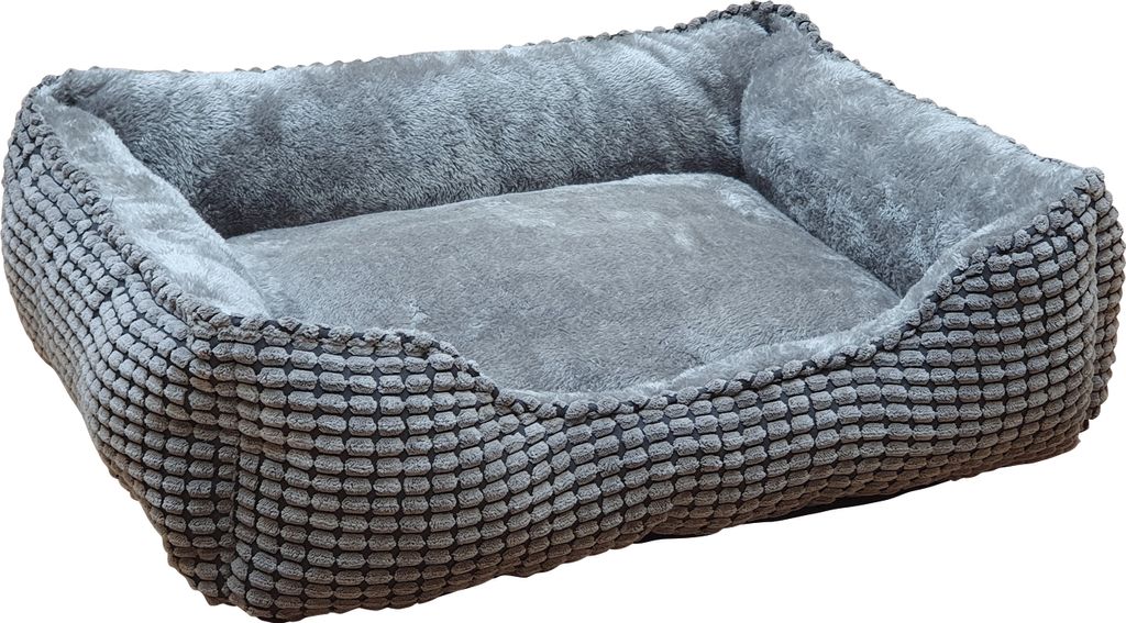 Nobby Komfortbett eckig Classic "GARIK" dunkelgrau L x B x H: 60 x 50 x 18 cm
