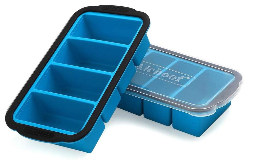 Silikon-Gefrierbehälter, 2er Pack, extra großes Produktbild 