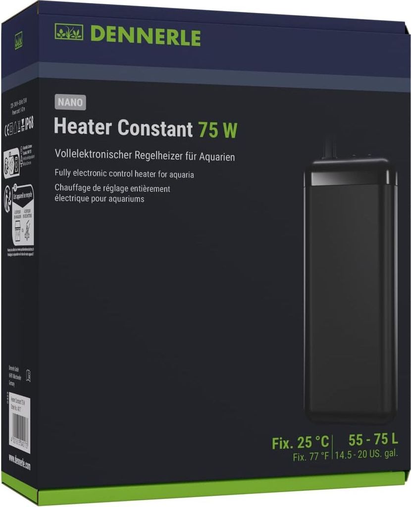 Dennerle Nano Heater Constant 75 W - Chauffage de Image du produit 