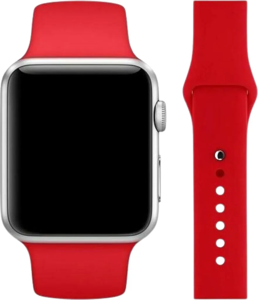 Cinturino Mercury In Silicone Apple Watch 38/40/ 41 Mm Rosso/Rosso