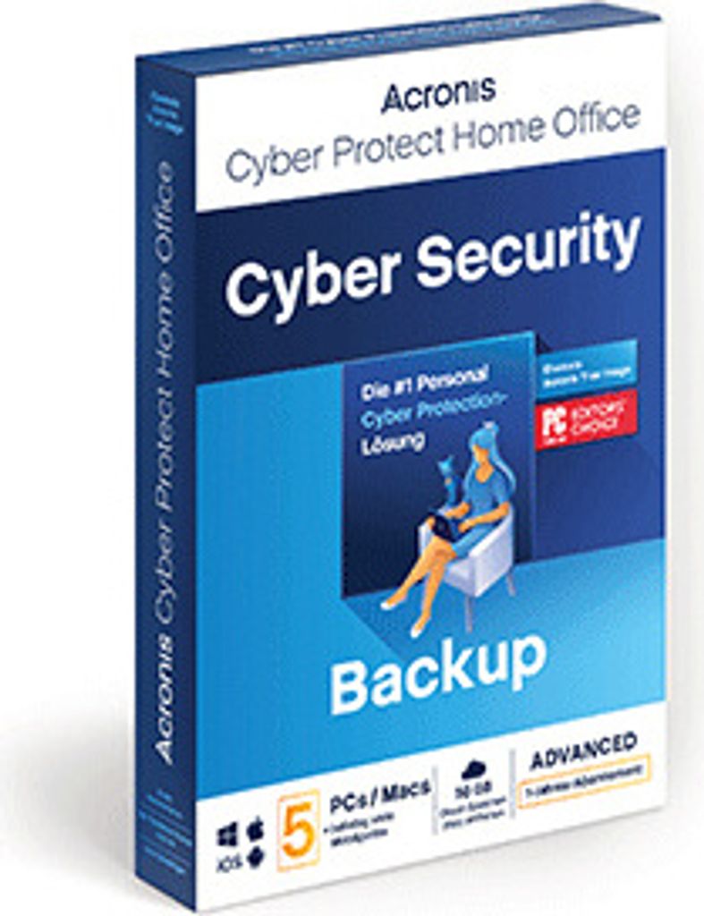 Acronis Box True Image Advanded 5PC + 50GB Subsc 1J DE