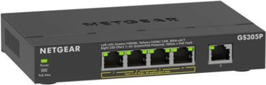 Switch PoE NETGEAR GS305Pv3 : Finissez-en avec les Problèmes de Prises