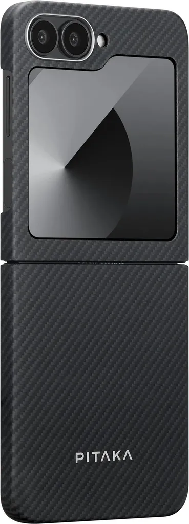 Coque Z Flip 6 Pitaka Ultra-Légère en Fibre d'Aramide Sensation Douce