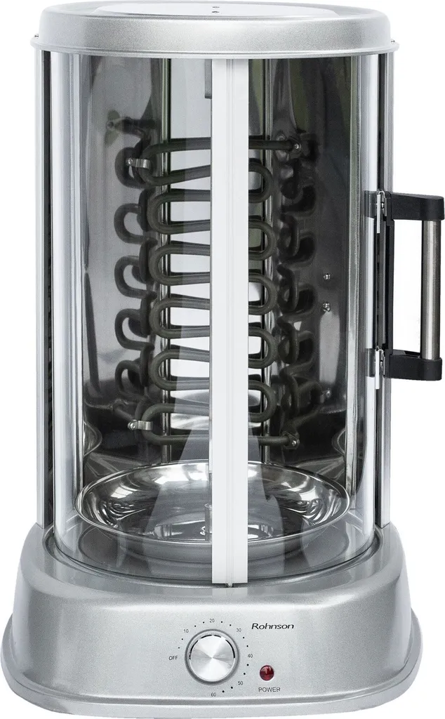 Rohnson R-2540 Réchaud Électrique Double 2500W en Acier Inoxydable Noir