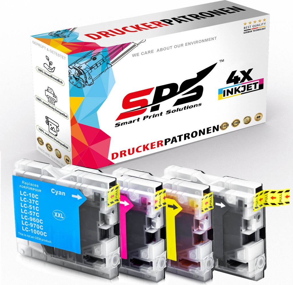LC-1100 Tintenpatrone Kompatibel für Brother MFC-790 CW | Mehrfarbig