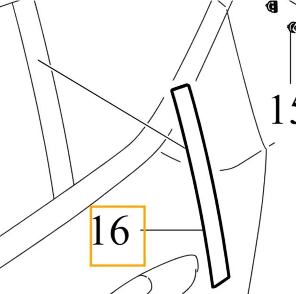 Remplacer garniture porte Volvo C40 cassée : pièce noire OE 32262948